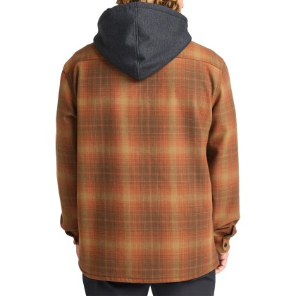 Billabong Camisa Polar Furnace Bonded Flannel Dark Cedar