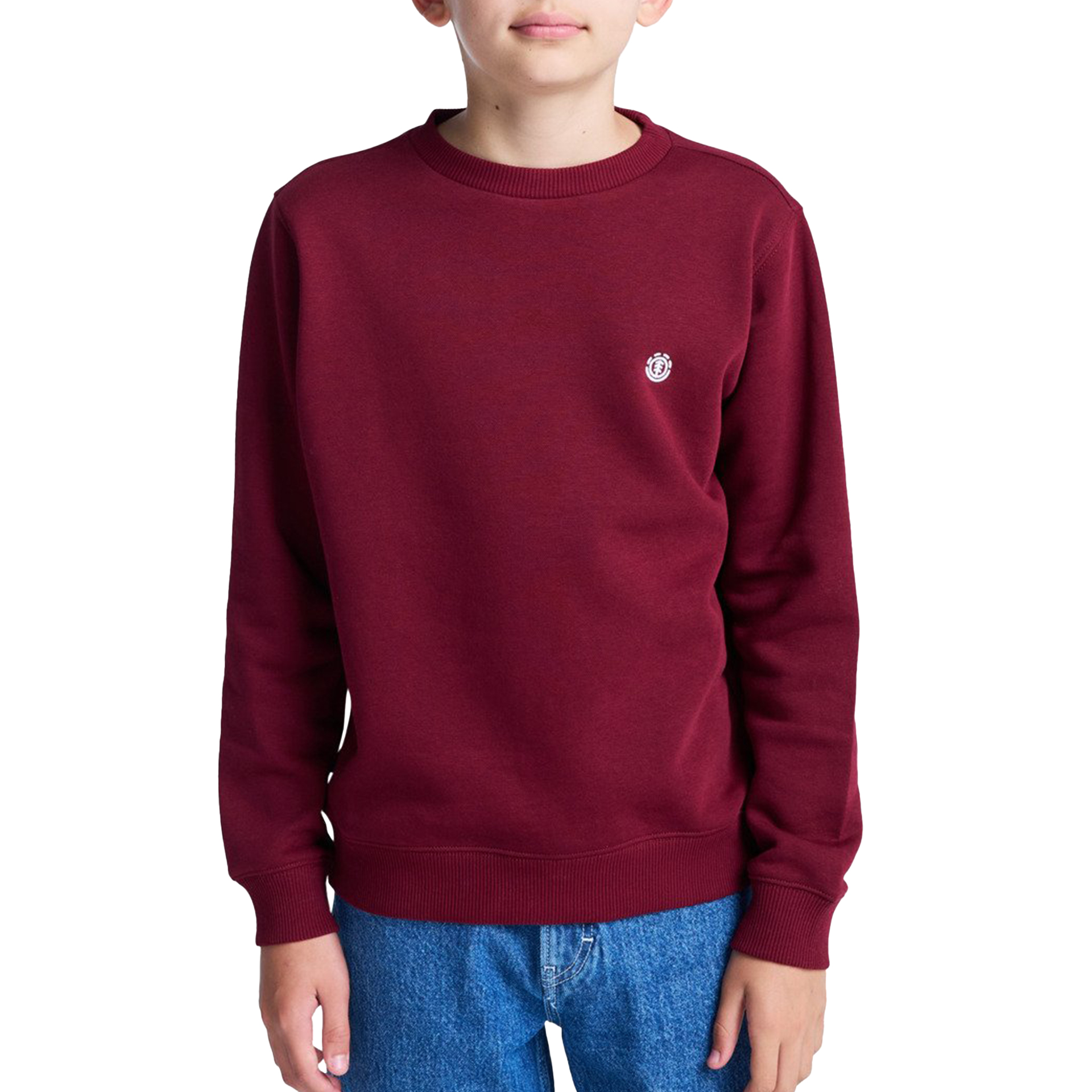Element Sweat Basica Icon Embroidery Zinfandel