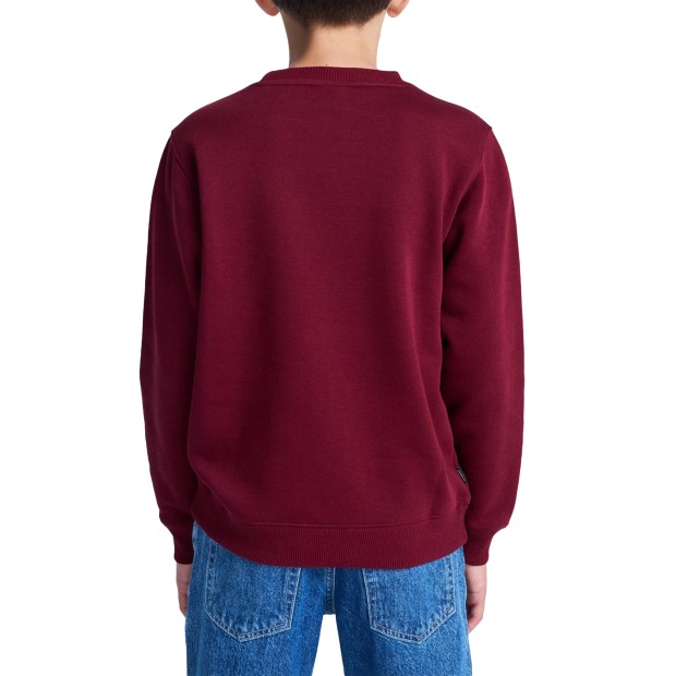 Element Sweat Basica Icon Embroidery Zinfandel