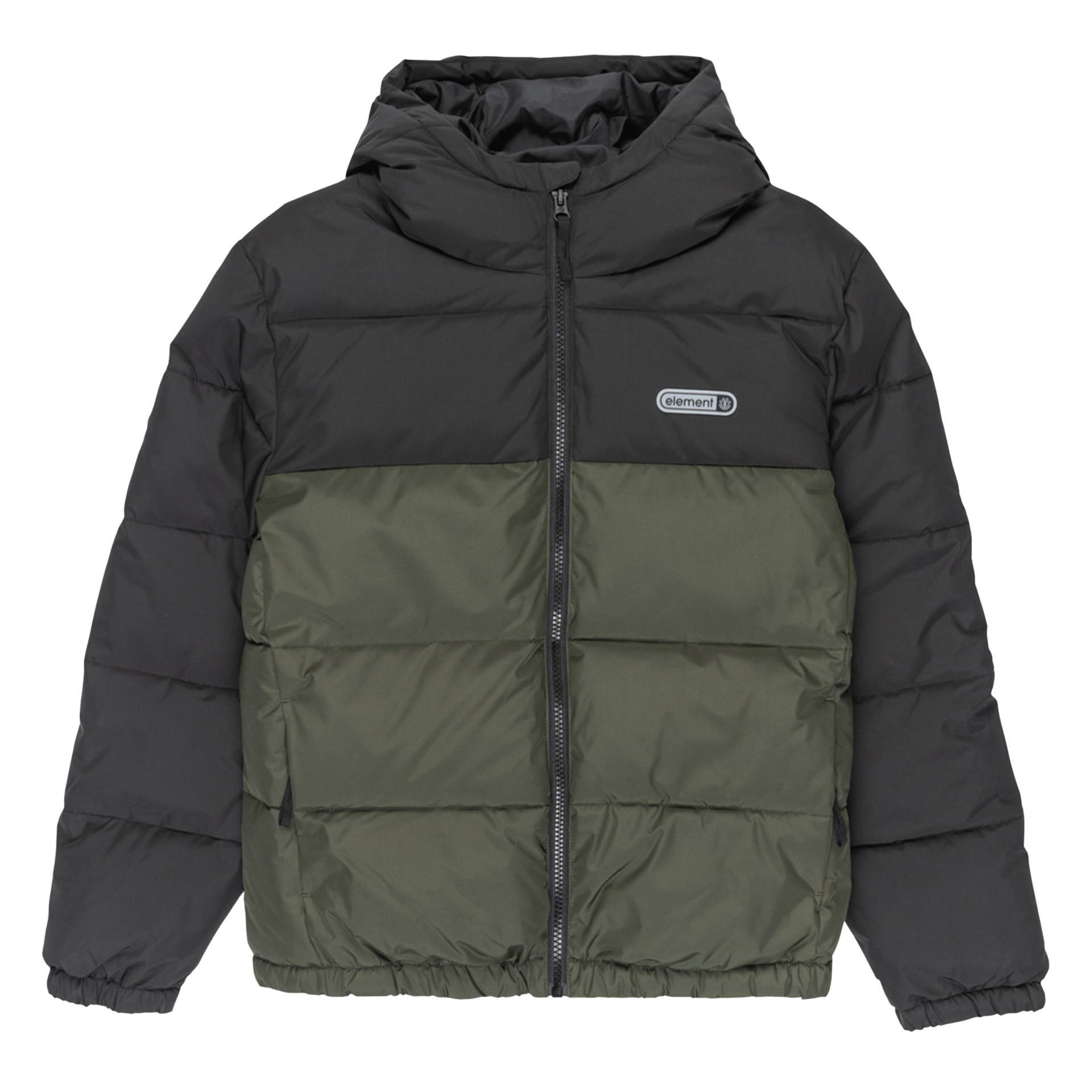 Element Blusão Classic Hooded Puffer Forest Night