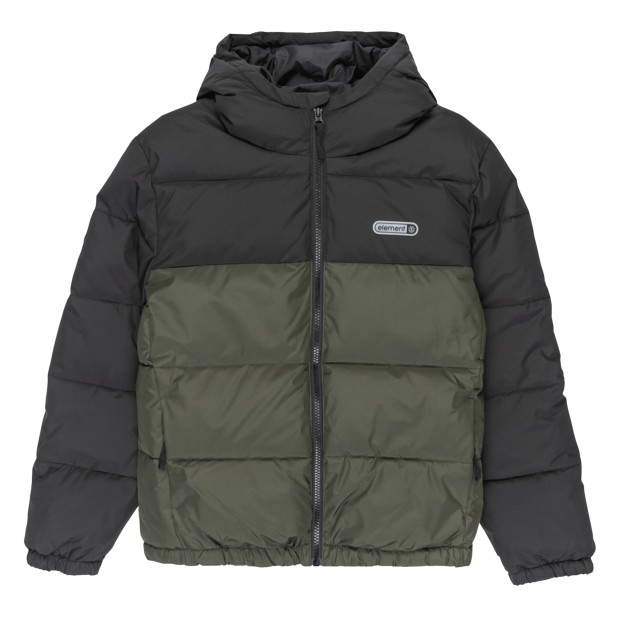 Element Bluso Classic Hooded Puffer Forest Night