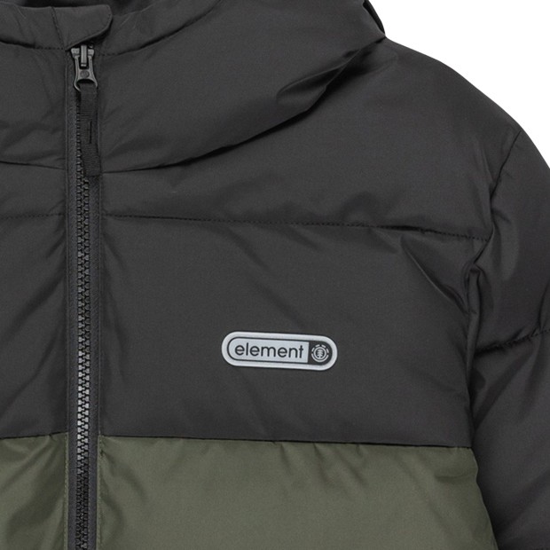 Element Bluso Classic Hooded Puffer Forest Night