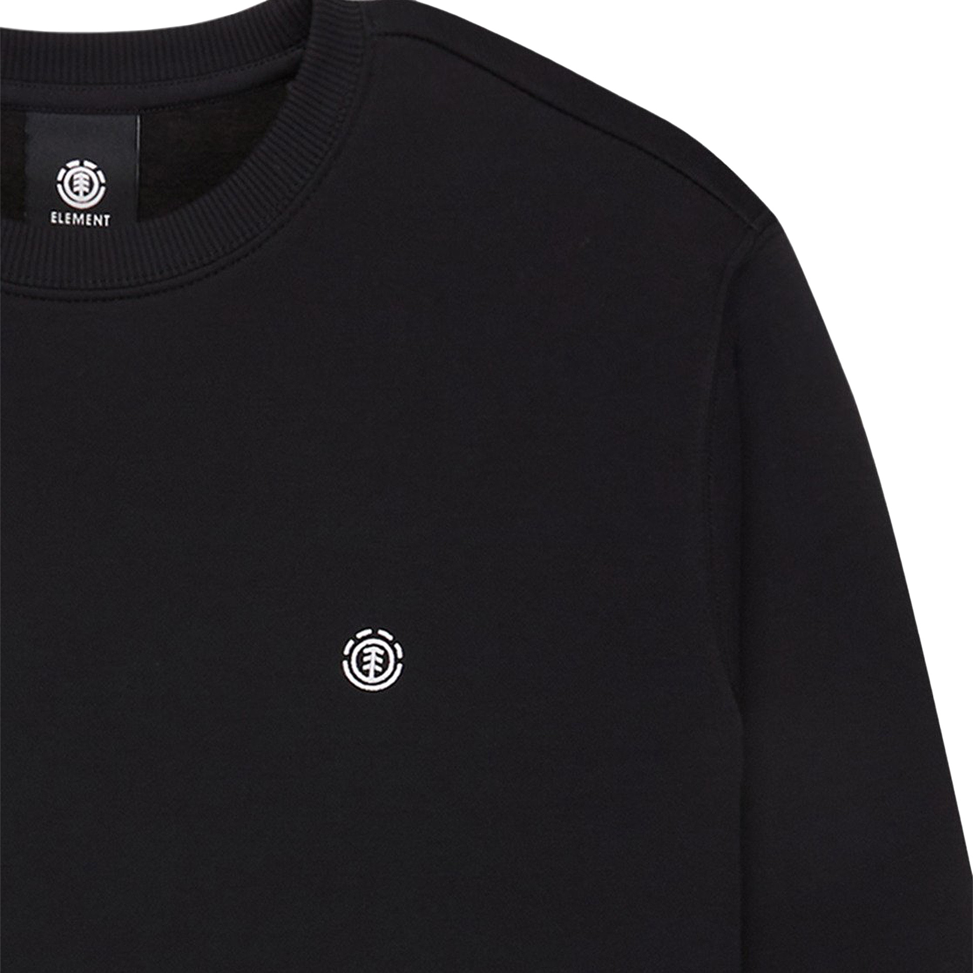 Element Sweat Basica Icon Embroidery Flint Black