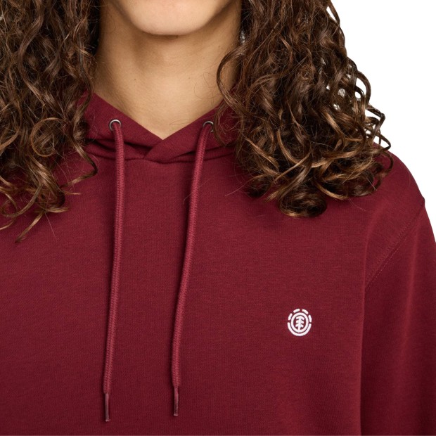 Element Sweat Capuz Icon Embroidery Zinfandel