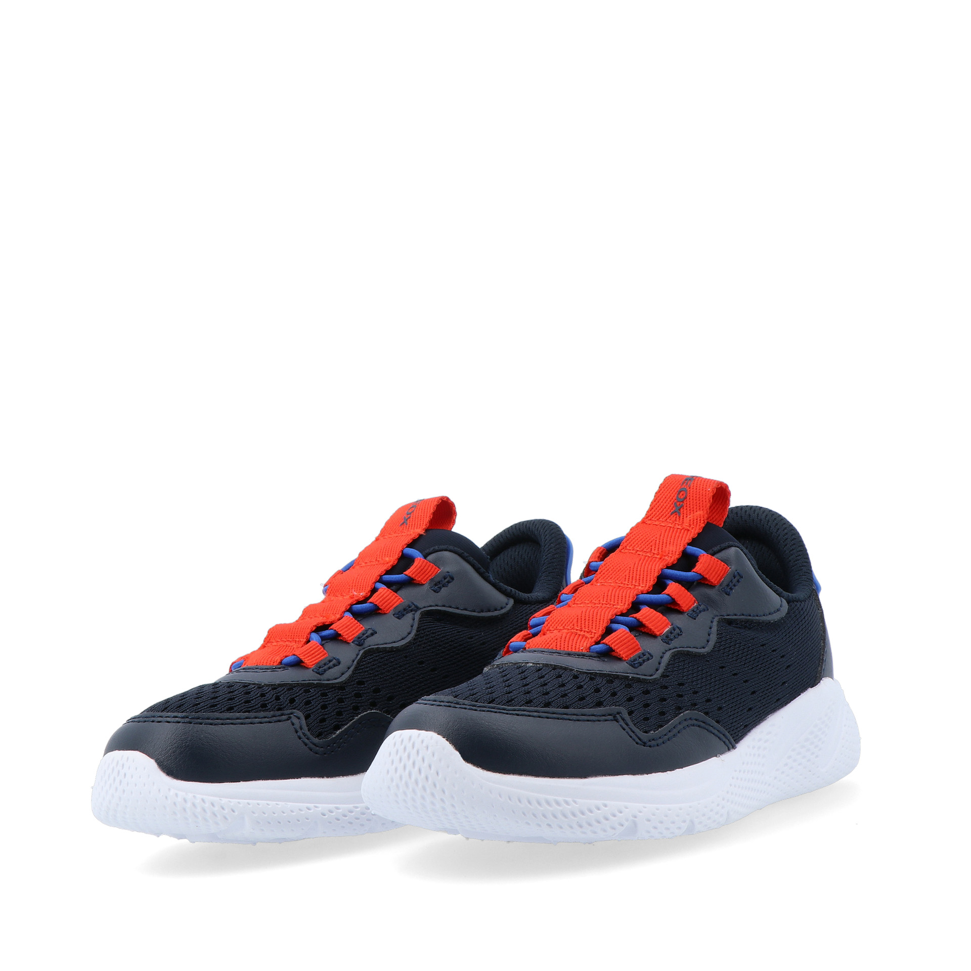 Geox J Sprintye Fast In B Navy/red