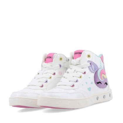 Geox J Skylin White/multicolor