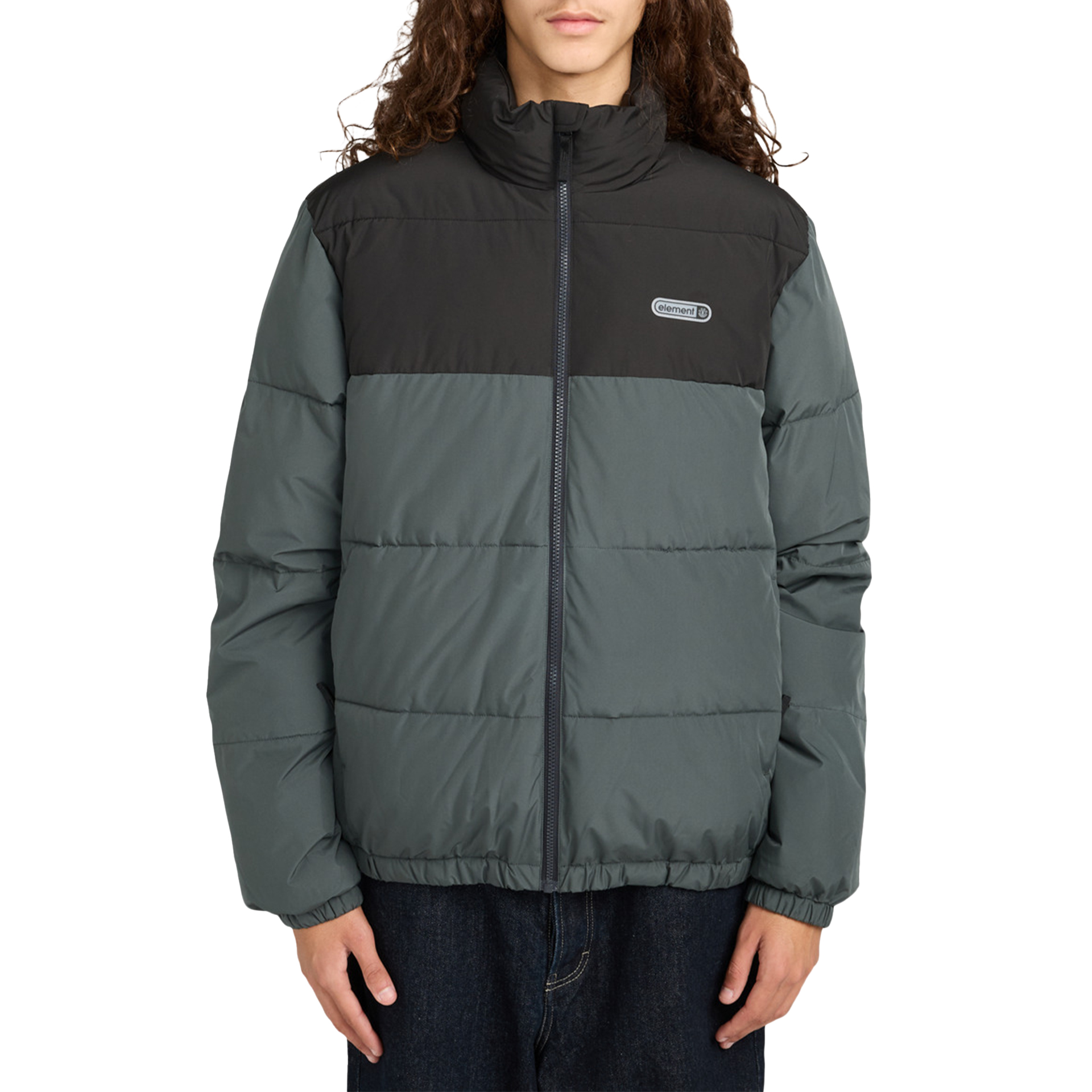 Element Blusão Classic Puffer Ardoise