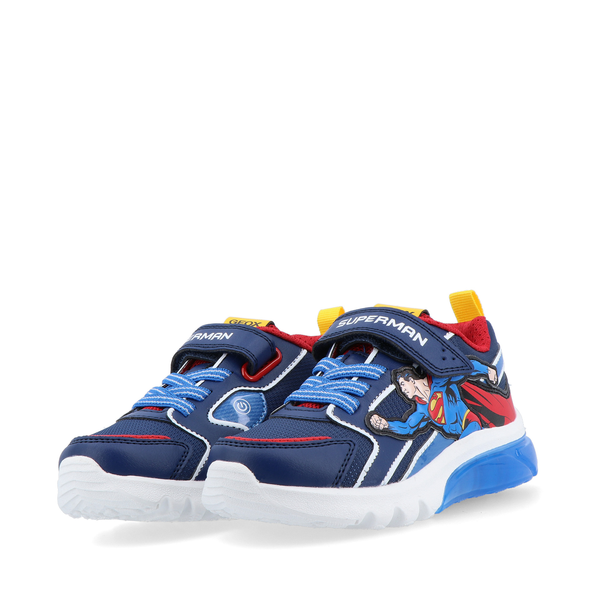 Geox J Ciberdron Blue/red