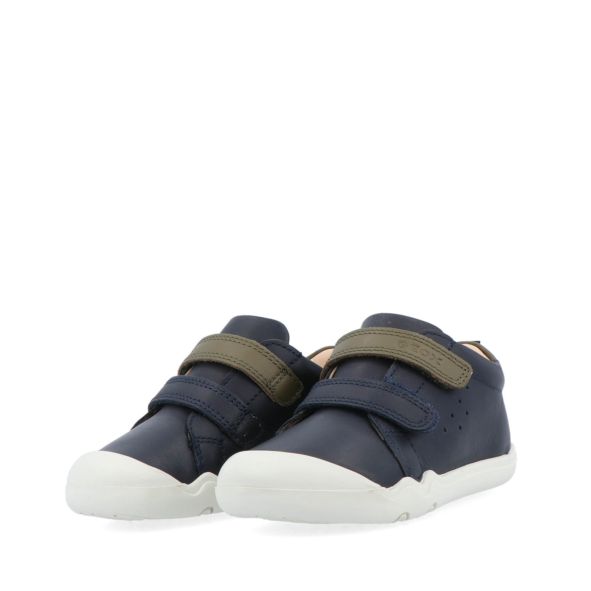 Geox B Steppieup Navy/pistachio