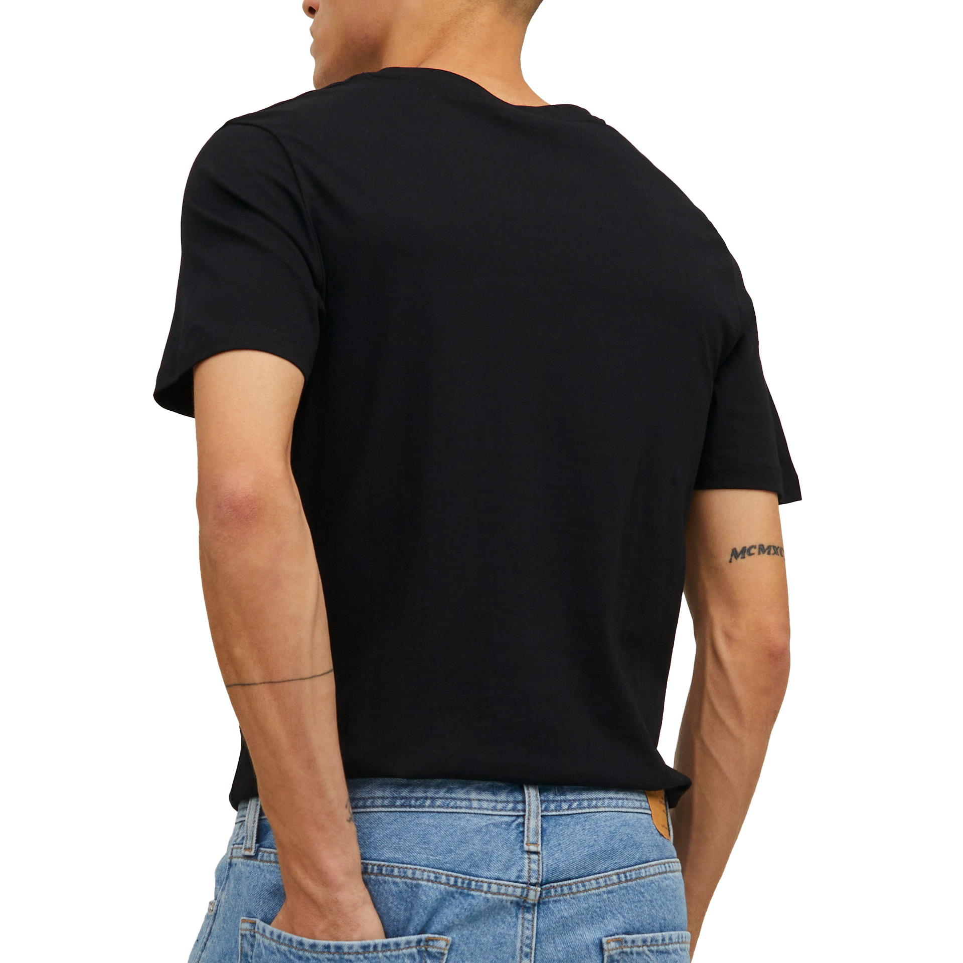 Jack & Jones T-shirt Jjeorganic Basic O-neck Black Slim