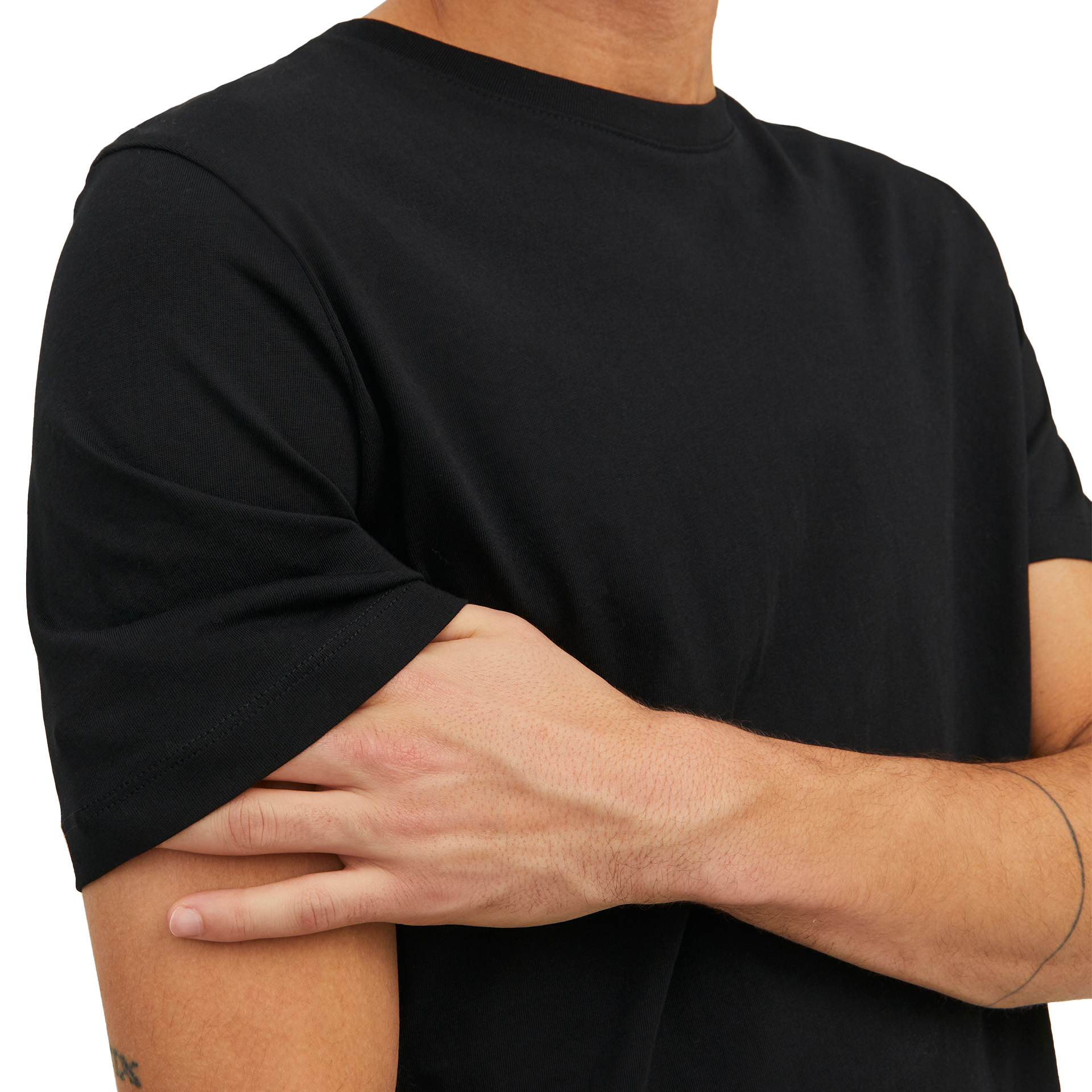 Jack & Jones T-shirt Jjeorganic Basic O-neck Black Slim