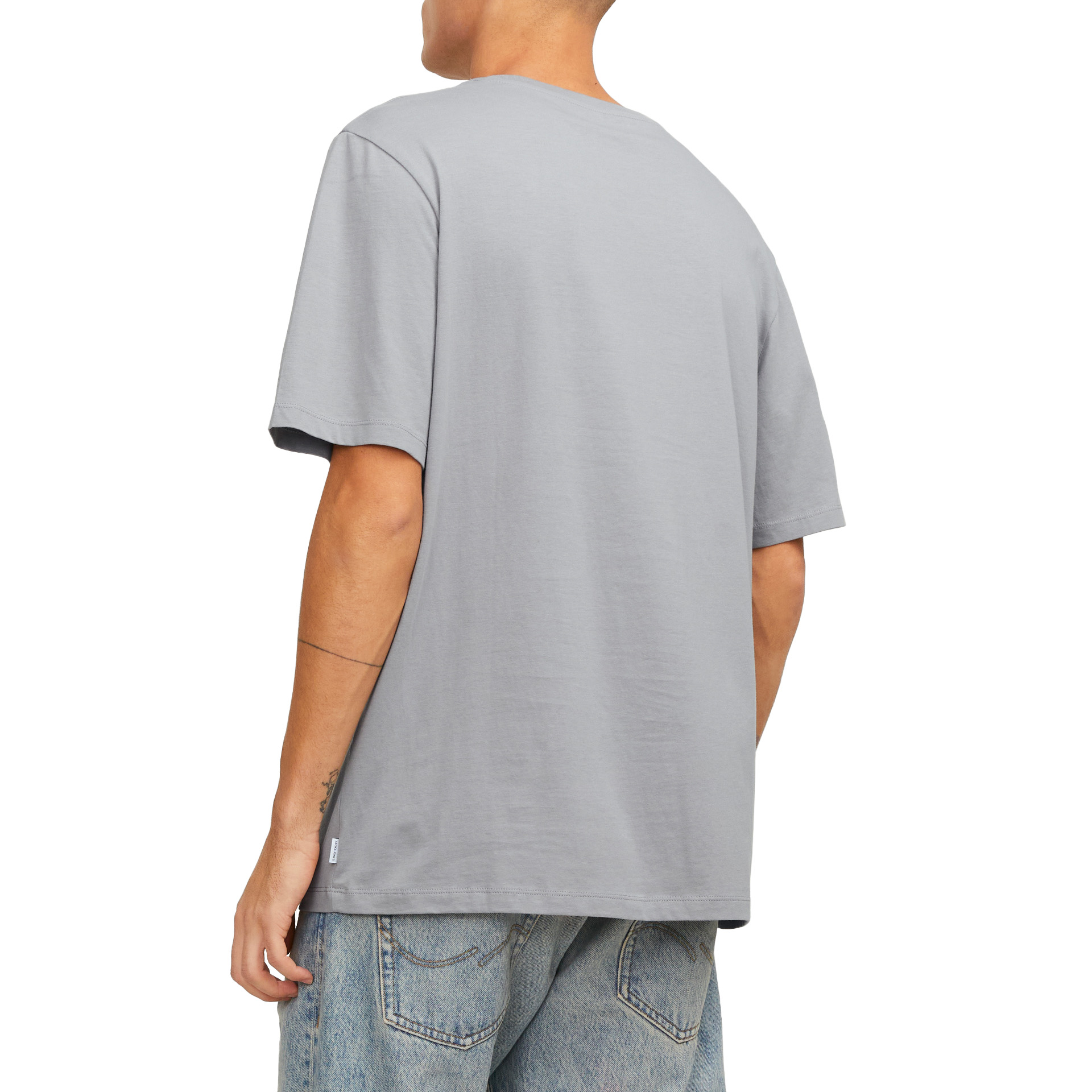 Jack & Jones T-shirt Jjeorganic Basic O-neck Ultimate Grey