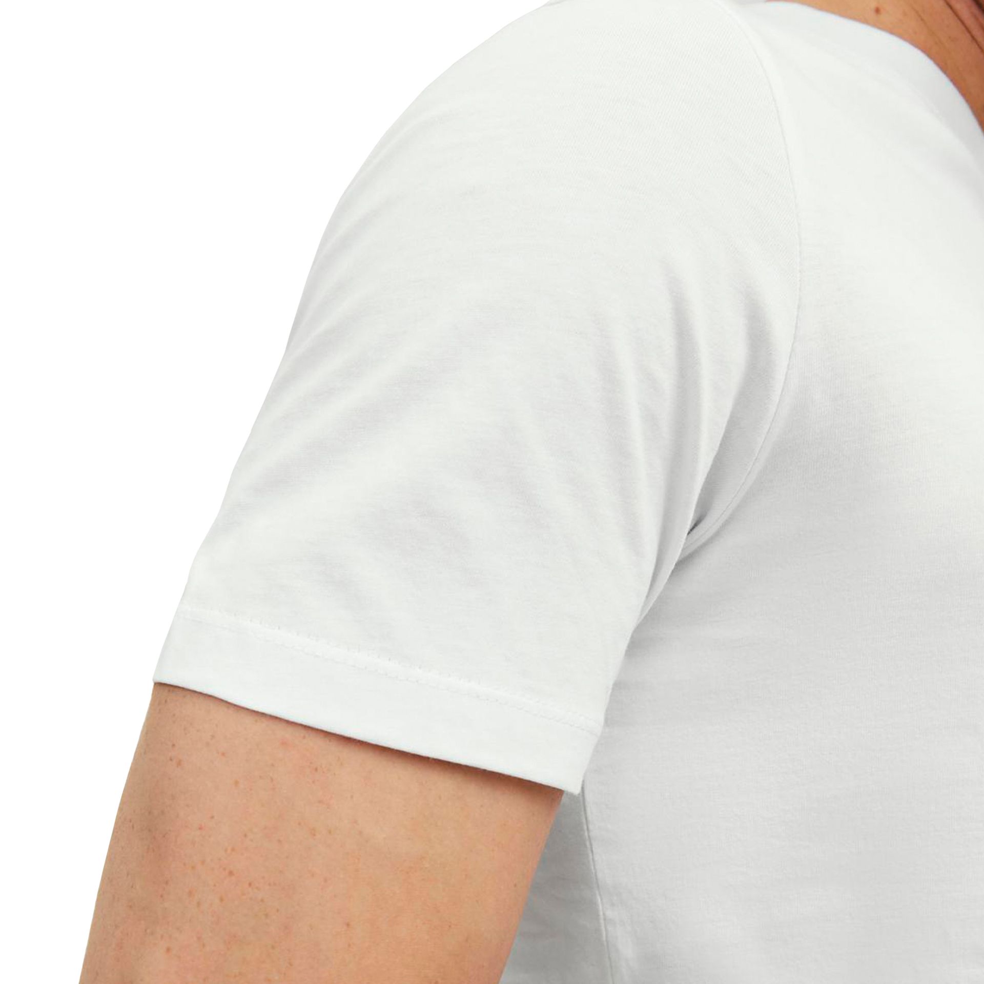 Jack & Jones T-shirt Jjeorganic Basic O-neck White Slim