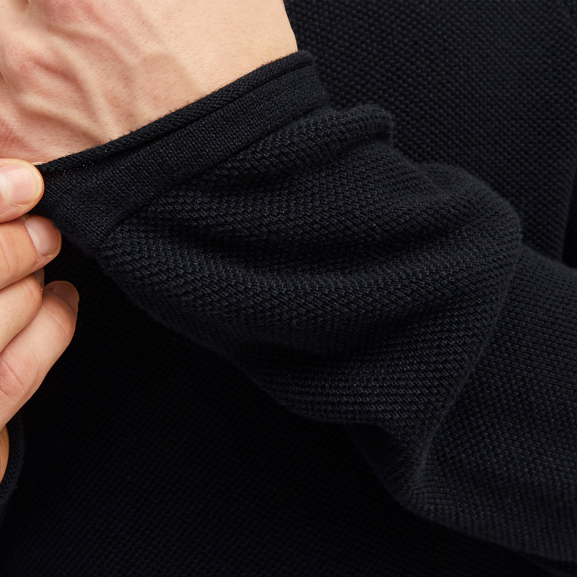 Jack & Jones Camisola Jjehill Knit Crew Neck Black