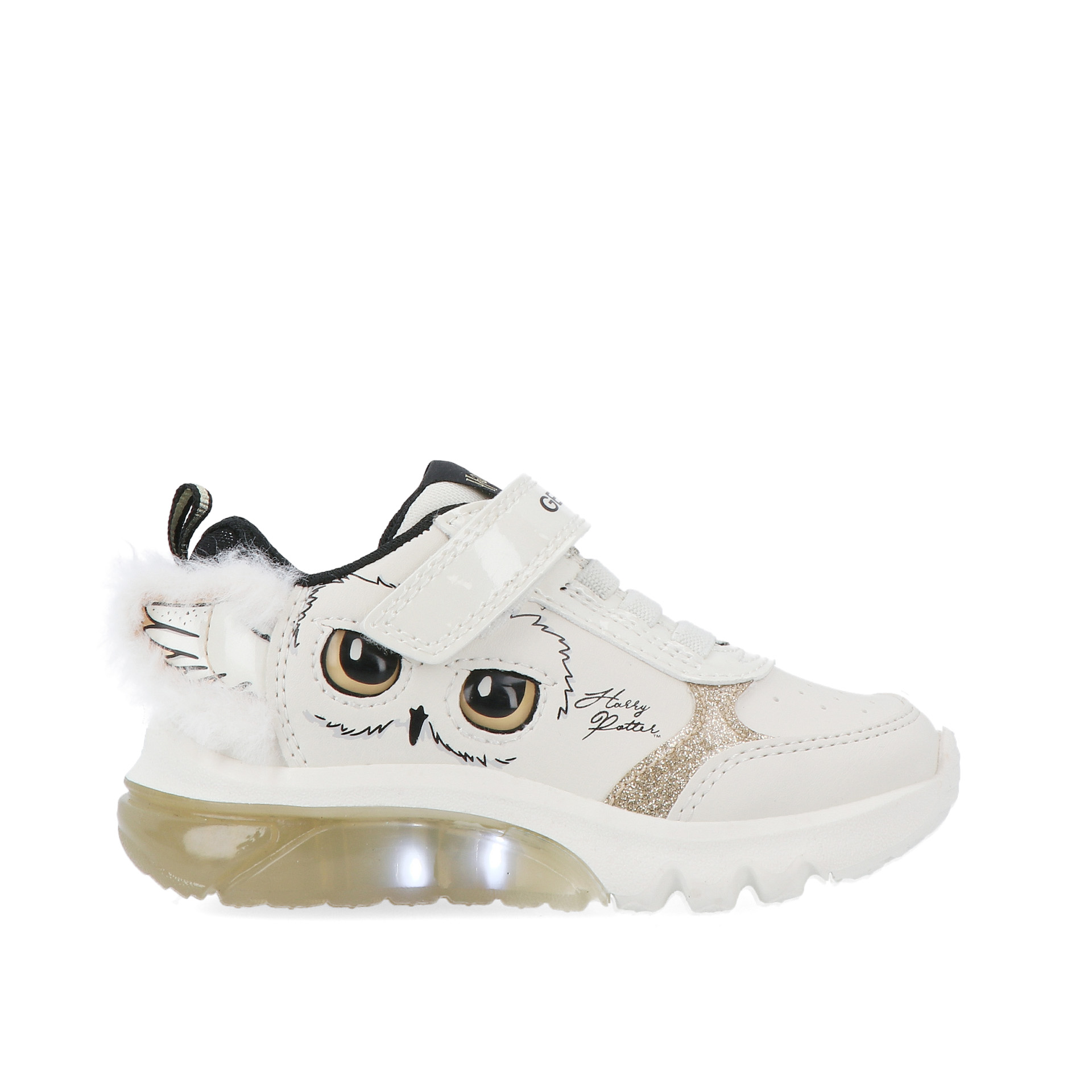 Geox J Ciberdron Lt Ivory/platinum