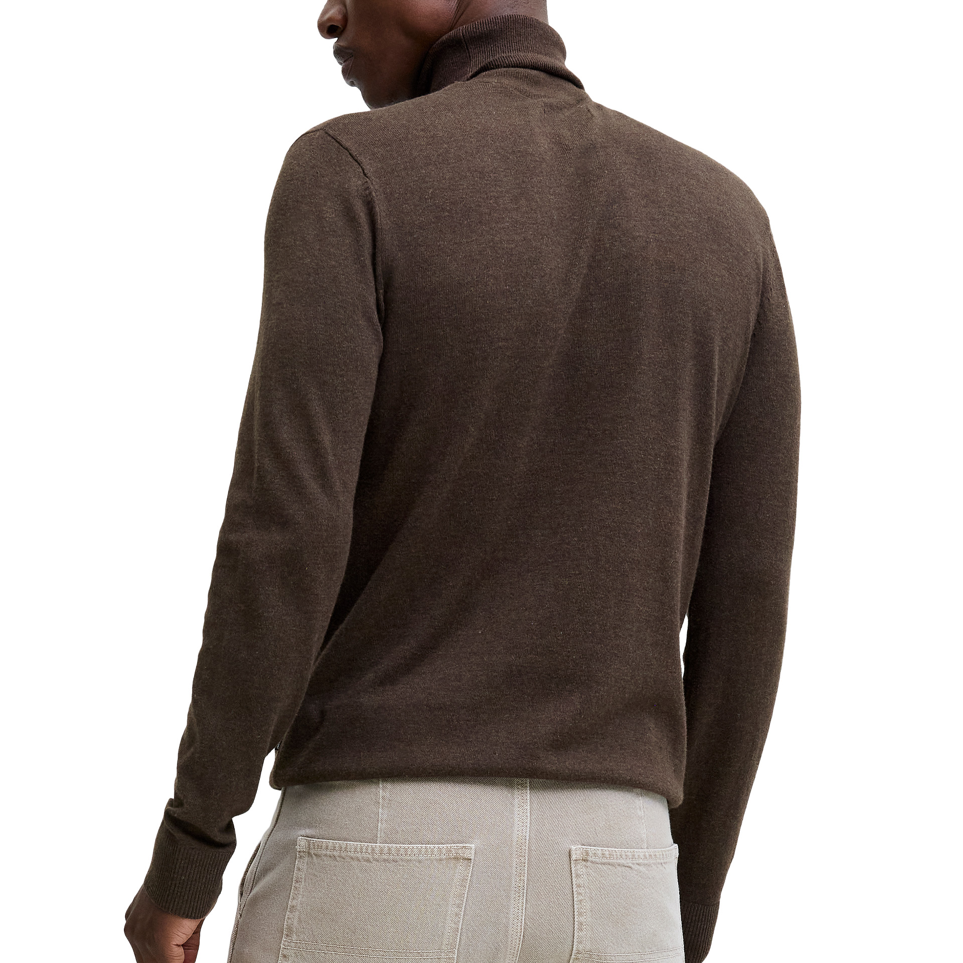 Jack & Jones Camisola Jjeemil Knit Roll Neck Mulch Twist