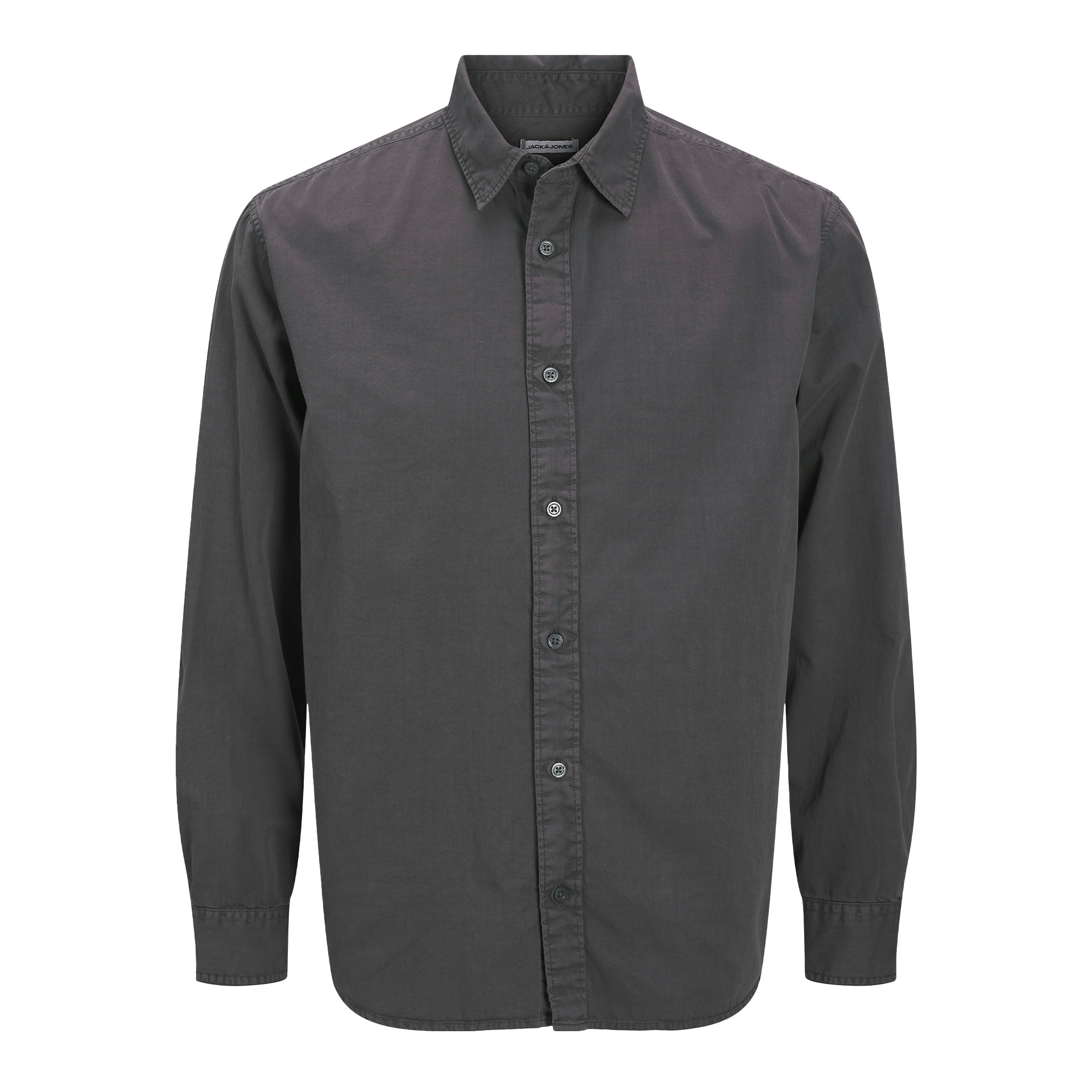 Jack & Jones Camisa Jjecharge Faded Ls Sn Black