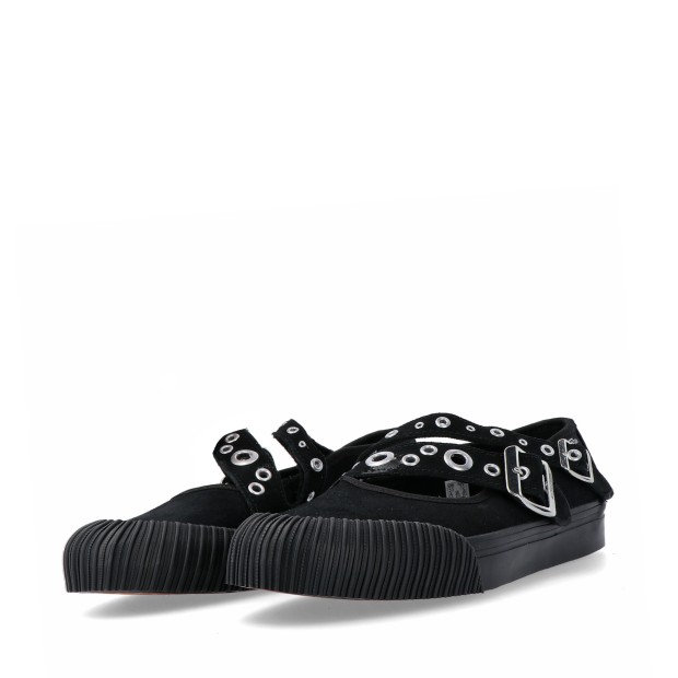 Vans Mary Jane Straps Metal Black