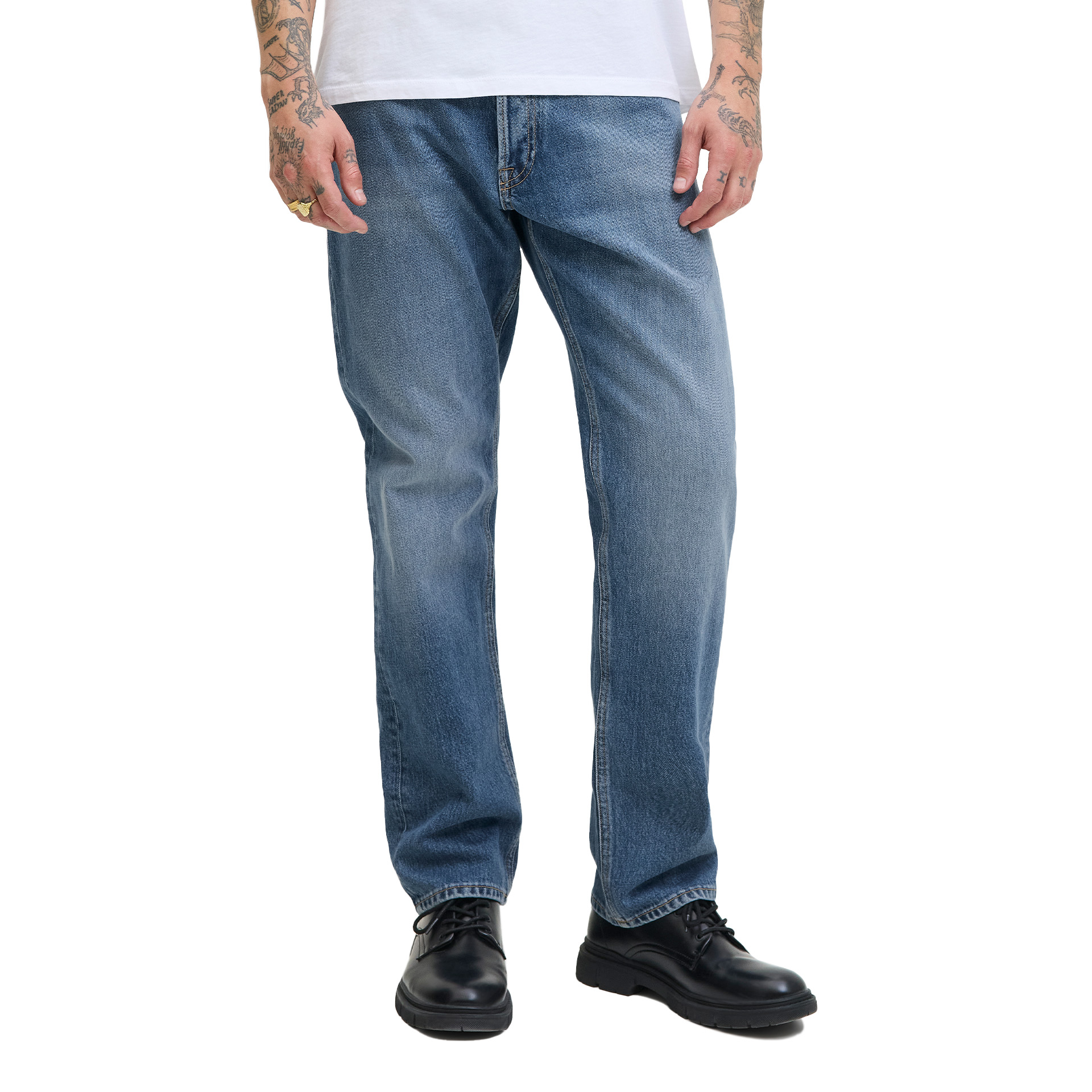 Jack & Jones Calça Jjichris Jjoriginal Akm 908 Blue Denim