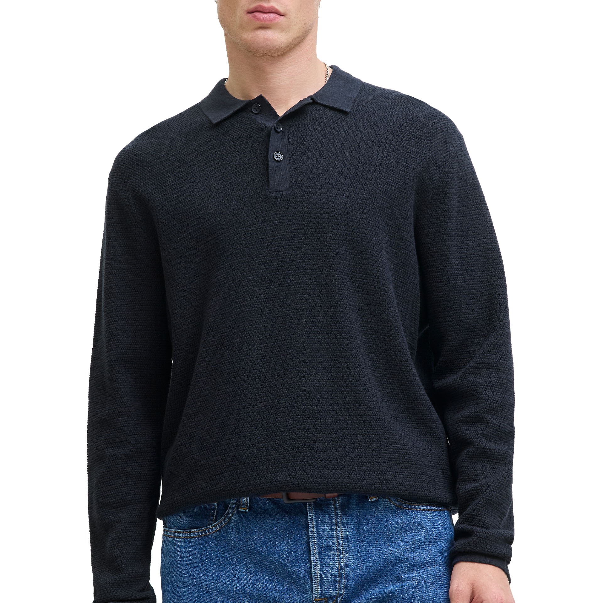 Jack & Jones Polo Jjegeorge Knit Sn Navy Blazer