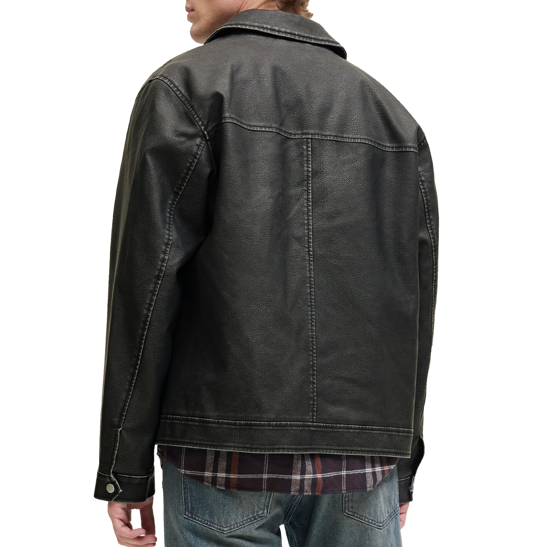 Jack & Jones Casaco Jjecasablanca Pu Black