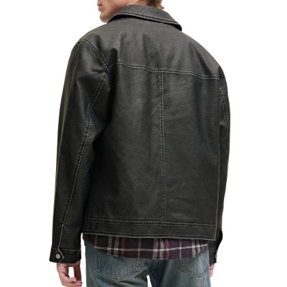 Jack & Jones Casaco Jjecasablanca Pu Black