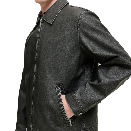 Jack & Jones Casaco Jjecasablanca Pu Black