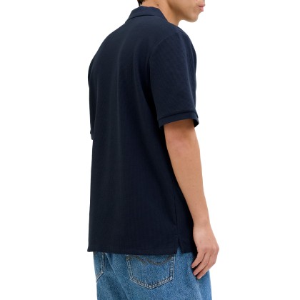 Jack & Jones Polo Jjeaustin Zip Navy Blazer Classic