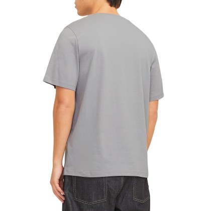 Jack & Jones T-shirt Jjecorp Logo O-neck Ultimate Grey Small Print
