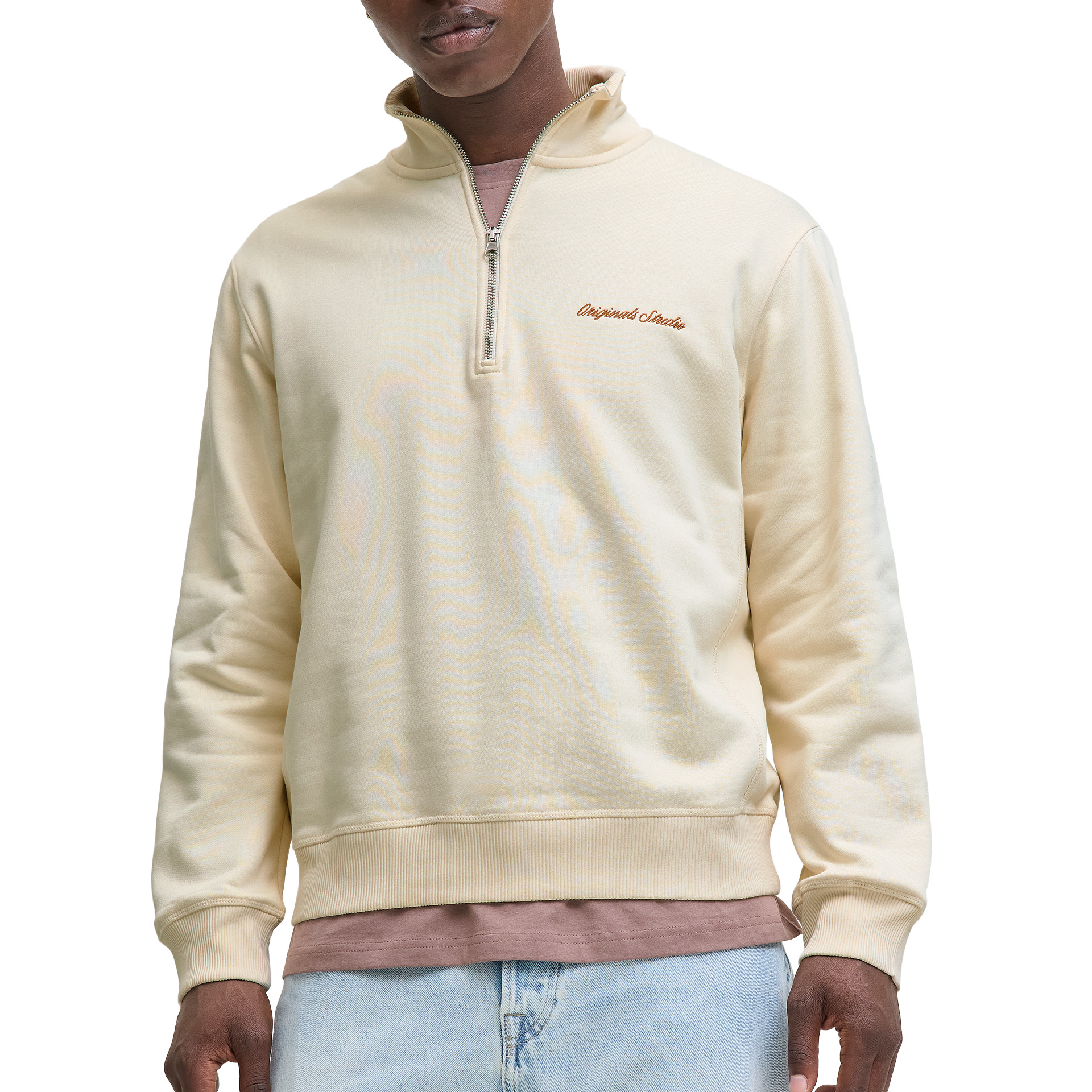 Jack & Jones Sweat Jornorrebro Emb Antique White