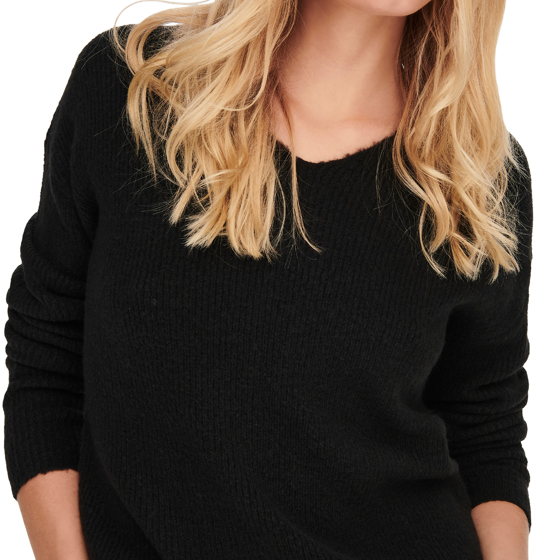 Only Camisola Camilla V-neck Black