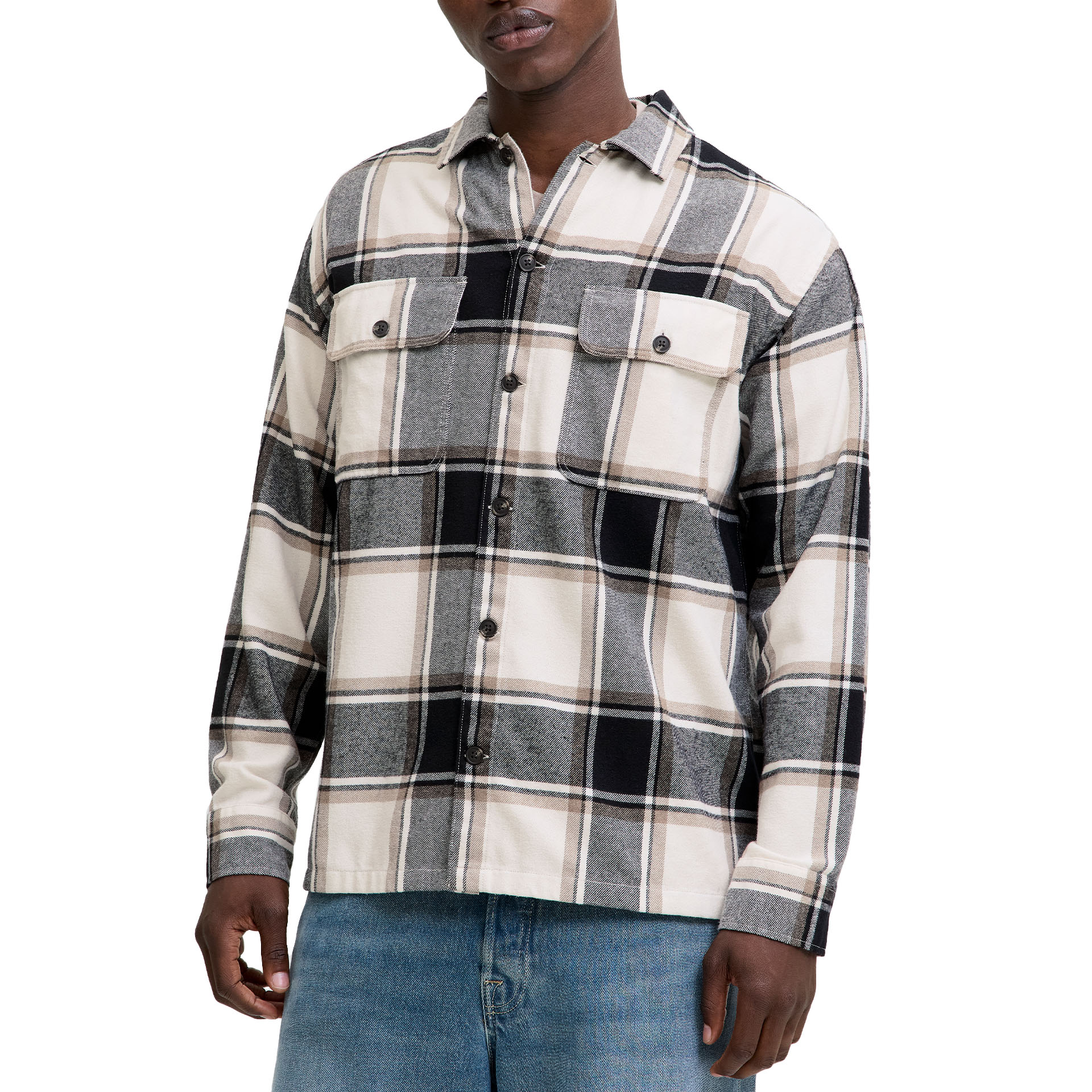 Jack & Jones Camisa Jjecharge Overshirt Ls Crockery