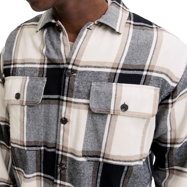 Jack & Jones Camisa Jjecharge Overshirt Ls Crockery