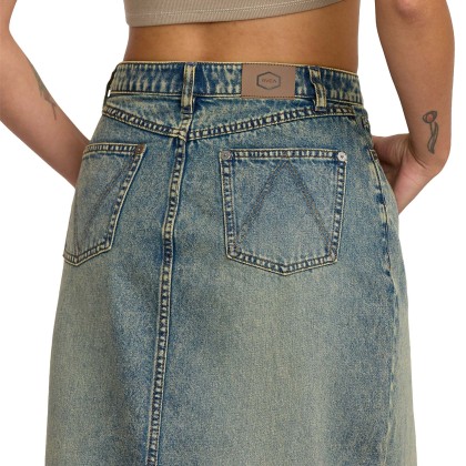 Rvca Saia Midi Denim Dusty Blue Wash