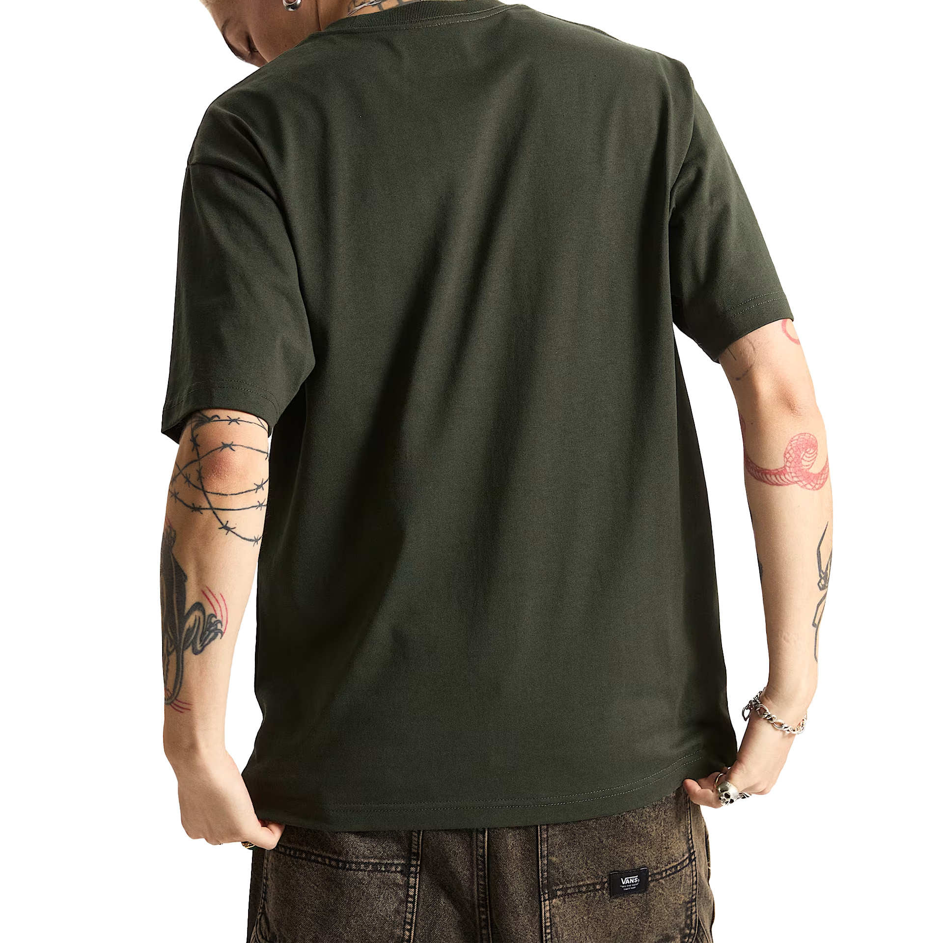 Vans T-shirt Left Chest Ii Loose Dried Kelp