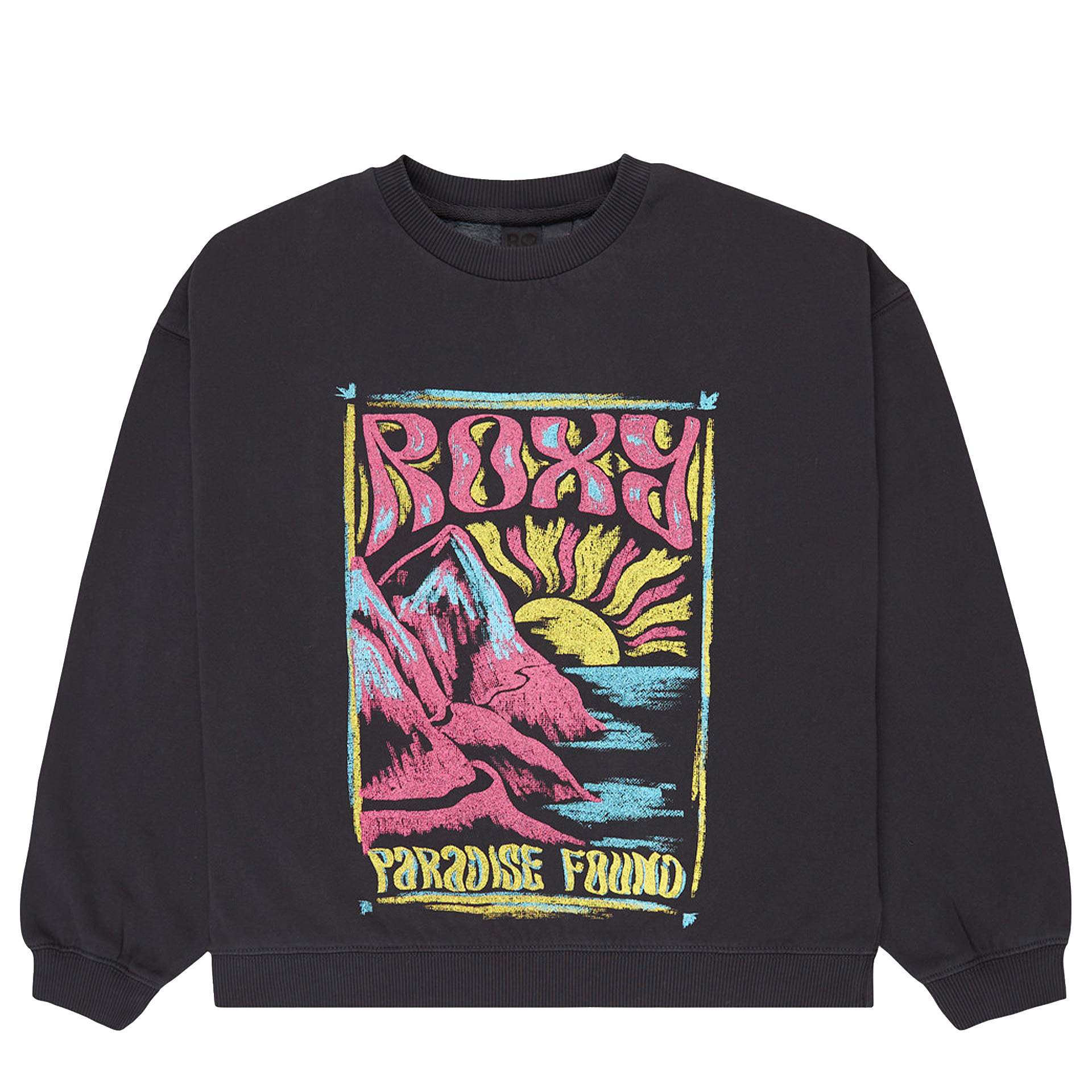 Roxy Sweat Lineup Crew Bru Anthracite