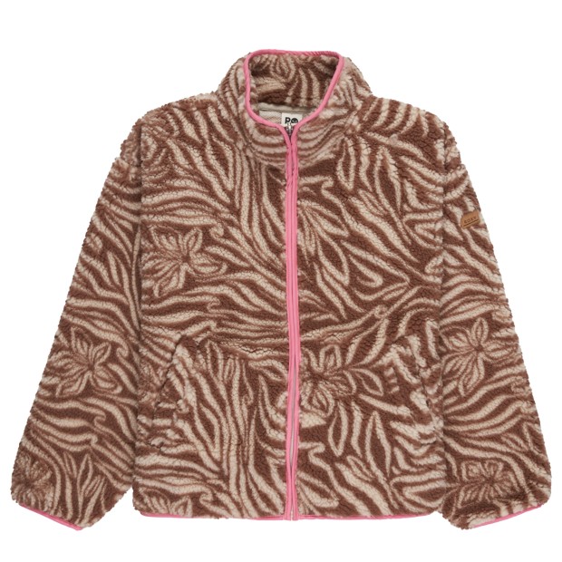 Roxy Casaco Like Electricit Parchment Animal Flo