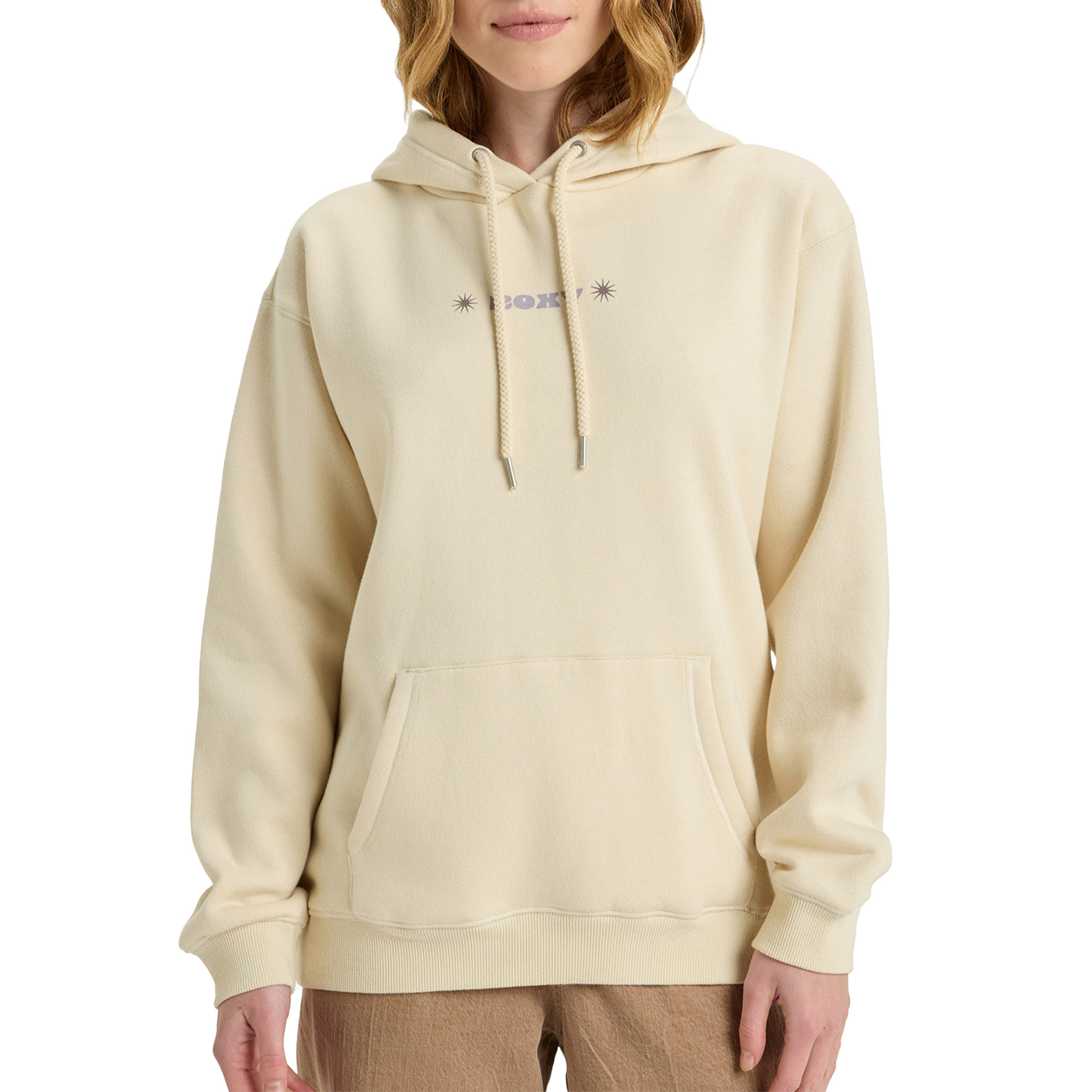 Roxy Sweat Surf Stkd Hd Vt Parchment