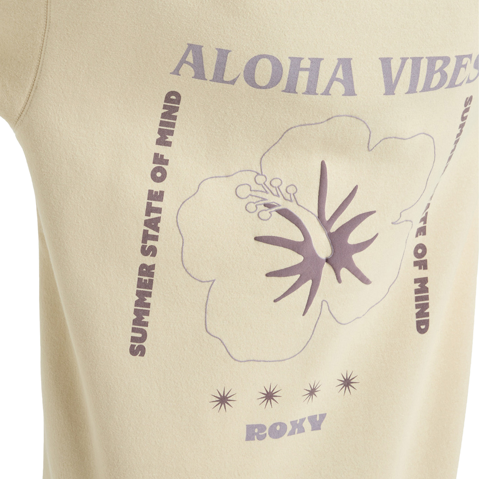 Roxy Sweat Surf Stkd Hd Vt Parchment