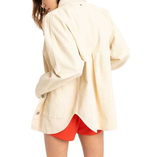 Roxy Longsleeve Kick Back Wash Parchment