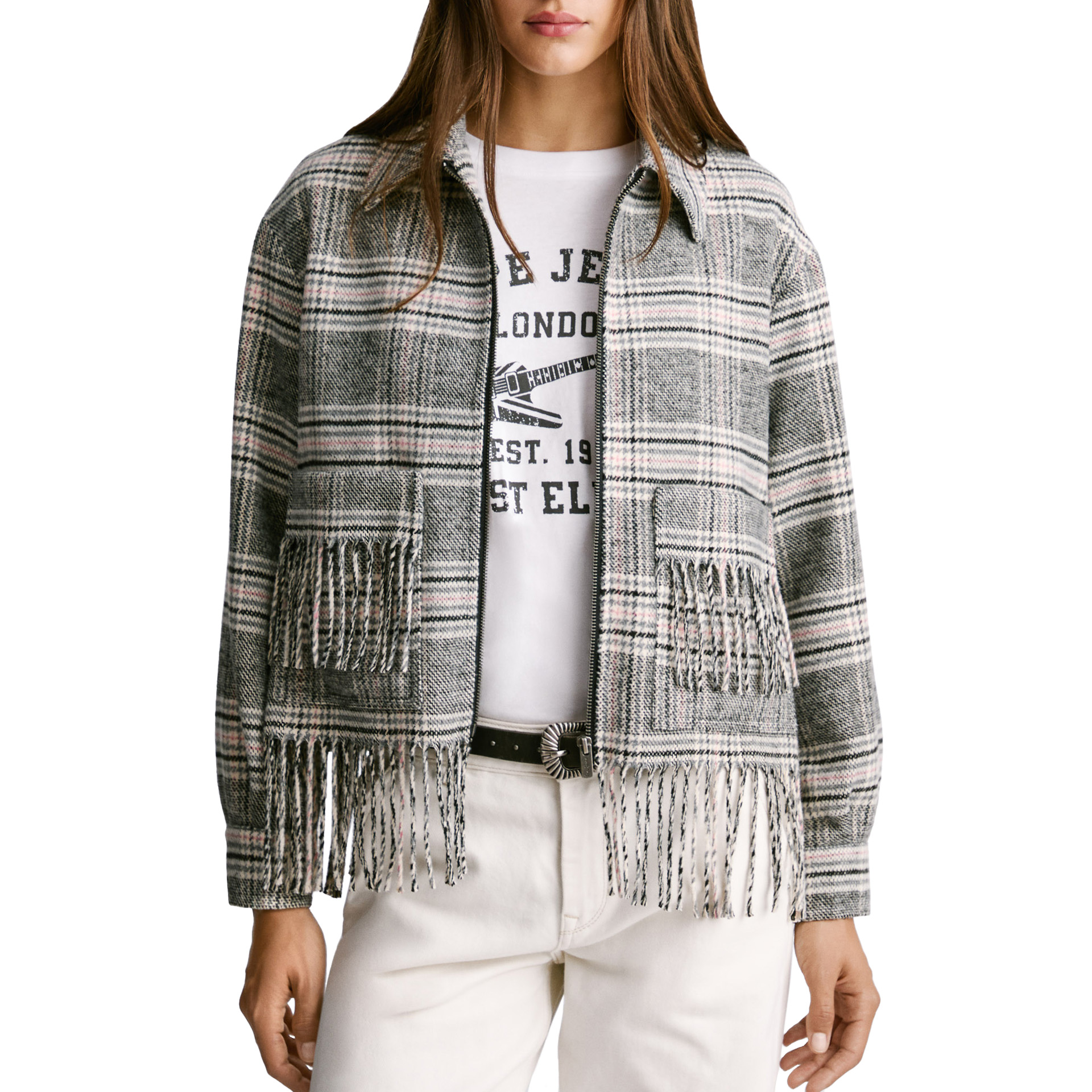 Pepe Jeans Casaco Talani Slate Rose Pink