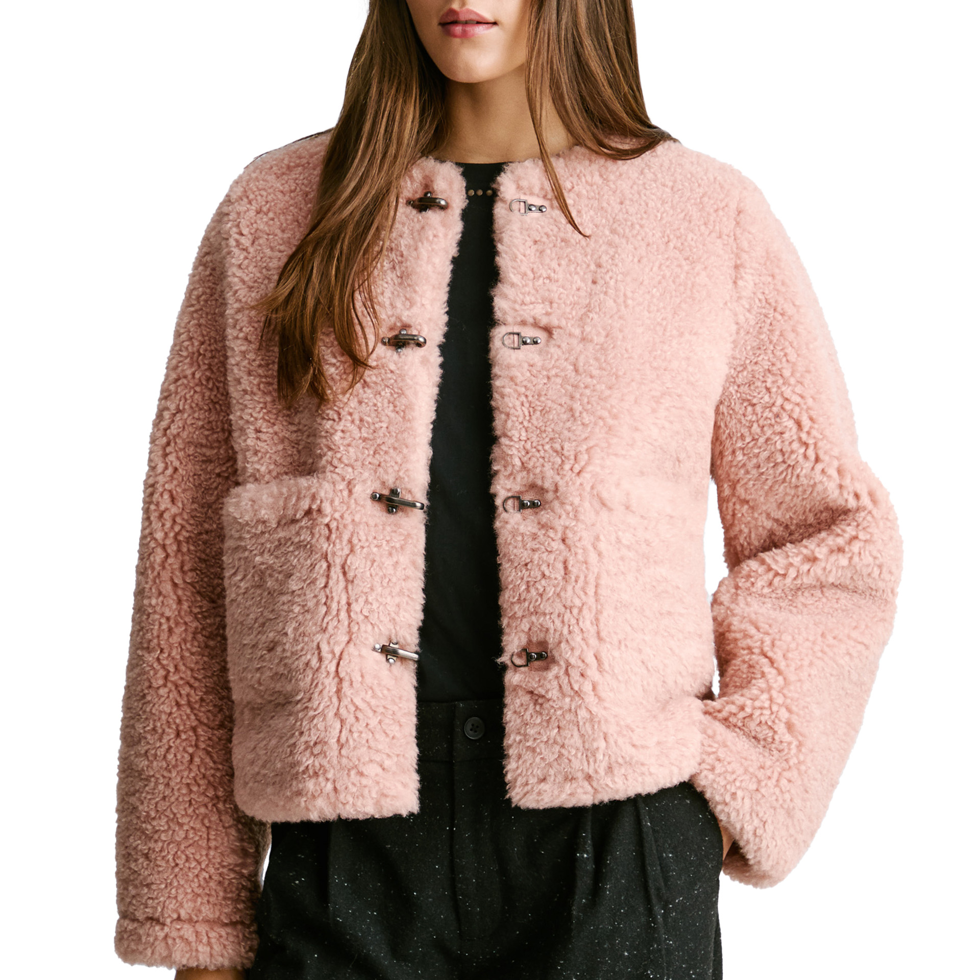 Pepe Jeans Casaco W11 Paige Soft Pink