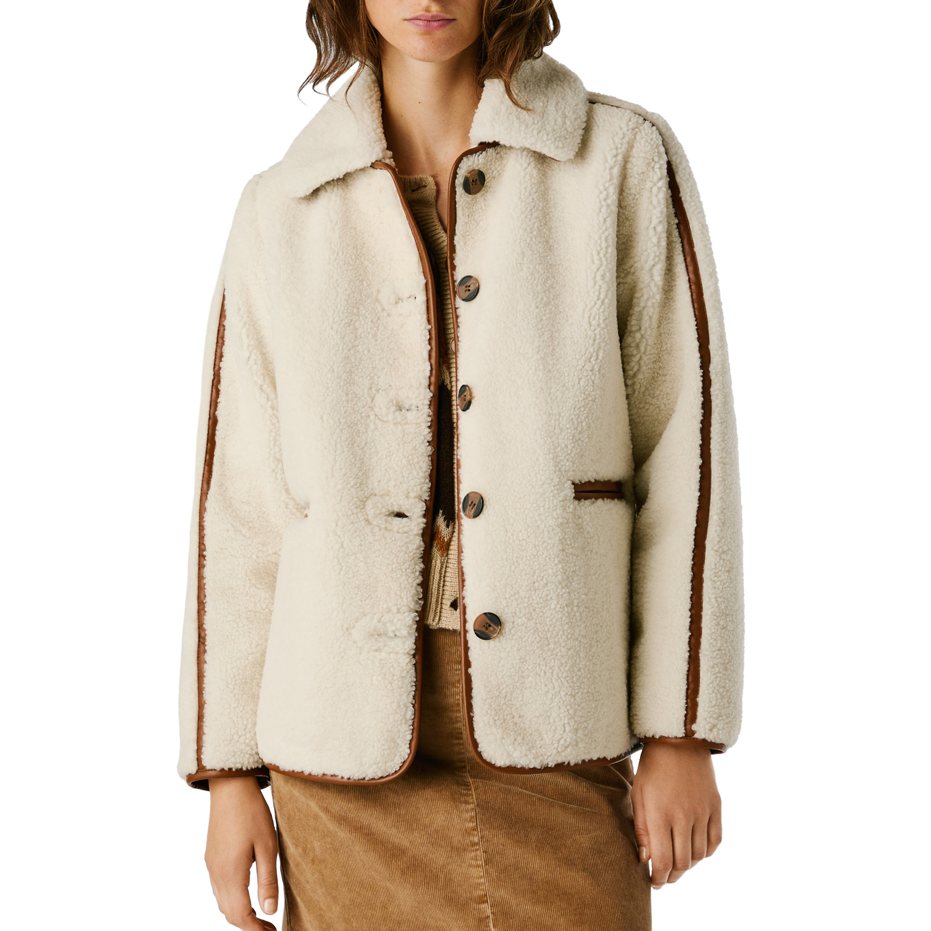 Pepe Jeans Casaco Truth Oyster White