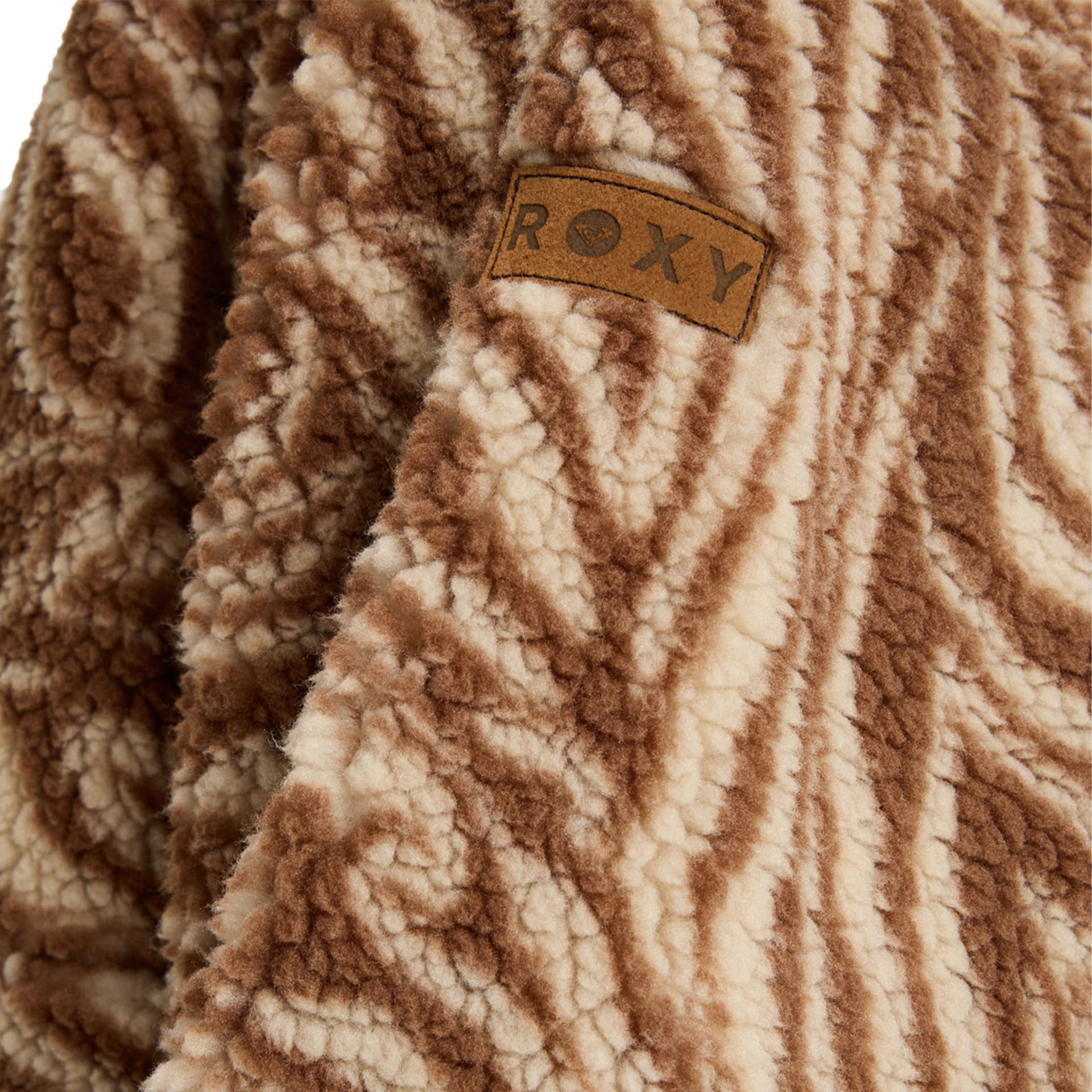 Roxy Casaco Blurry Cloud Pr Parchment Animal Flo