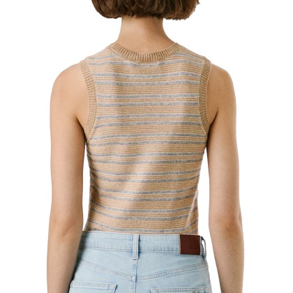 Pepe Jeans Top Cleo Caramel Beige Pepe Jeans Top Cleo Caramel Beige