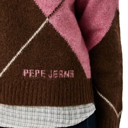 Pepe Jeans Camisola Cecily Chocolate Brown