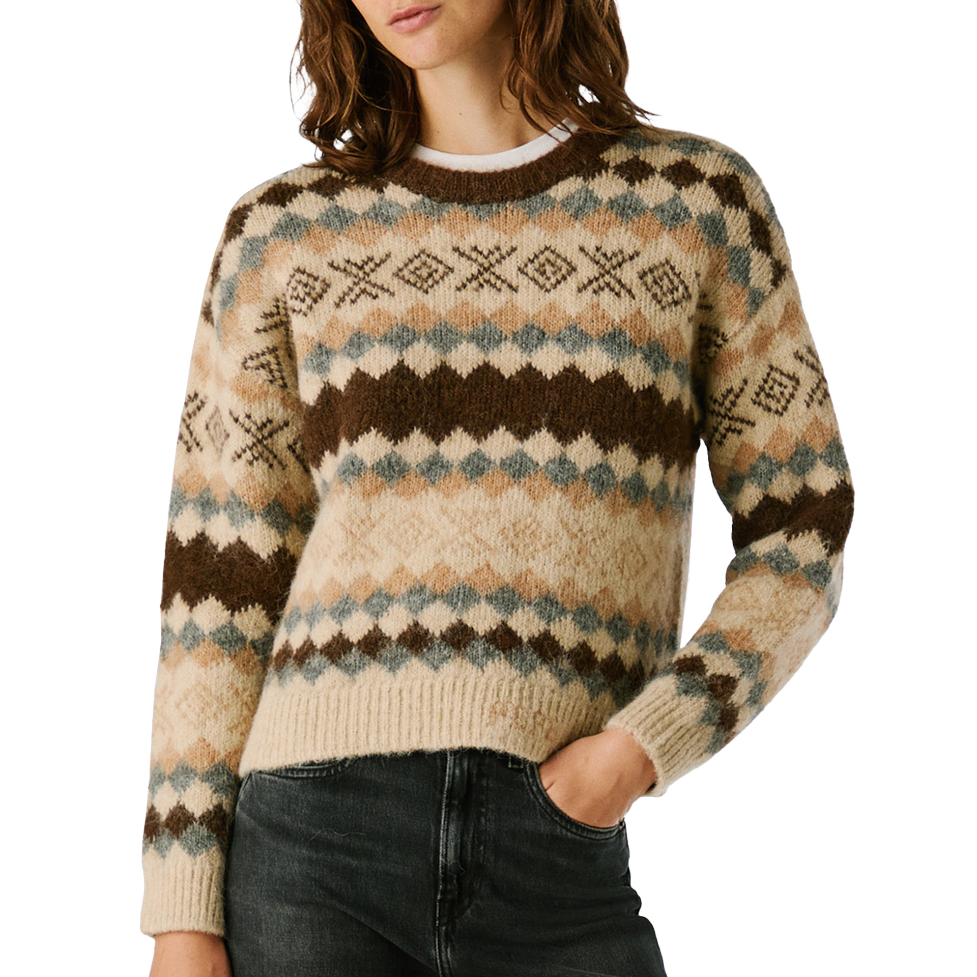 Pepe Jeans Camisola Celestine Chocolate Brown