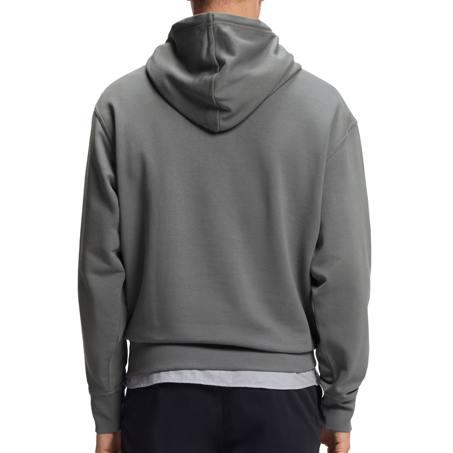 BOSS Sweat Wesmallhood Open Grey