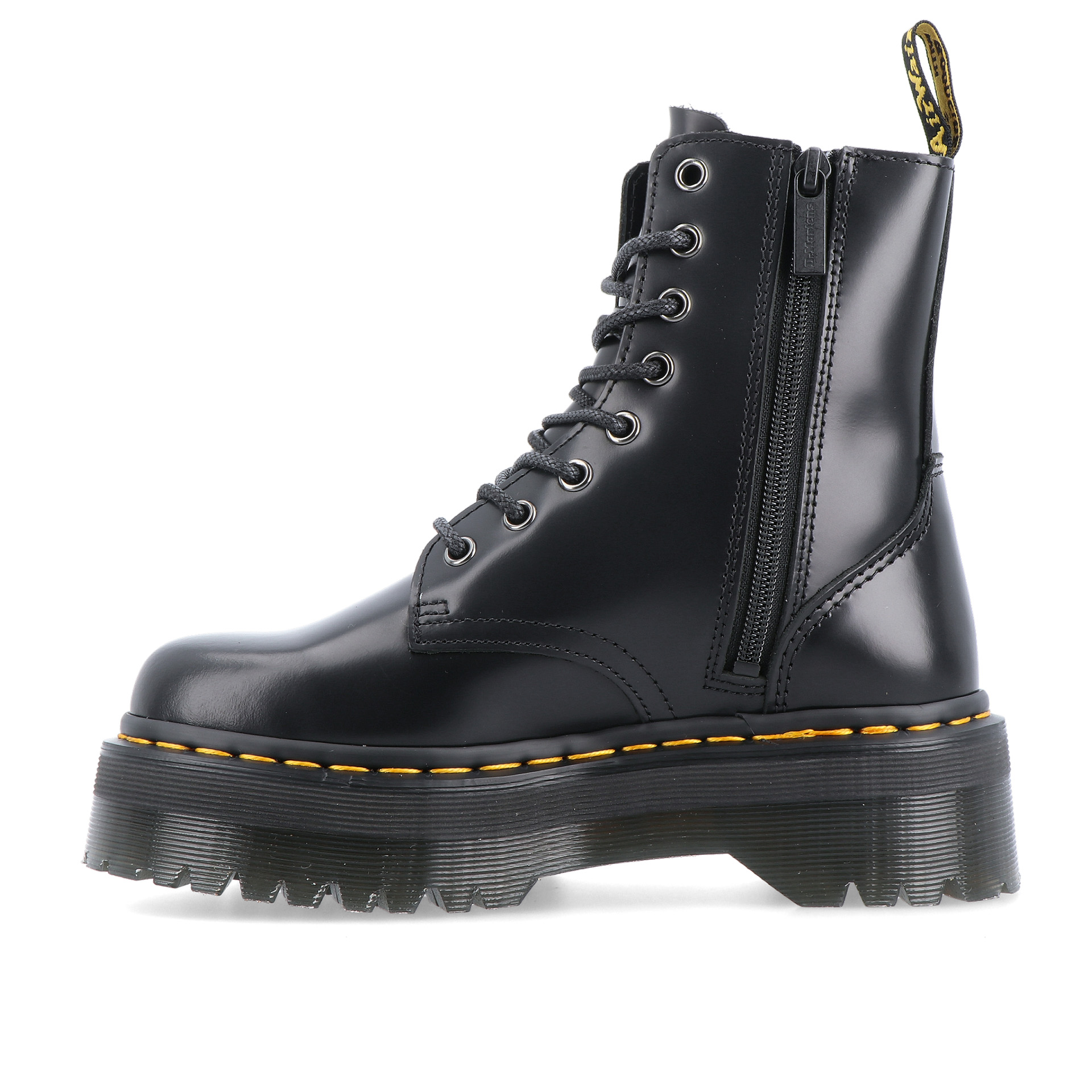 Dr. Martens Jadon Black Polished Smooth