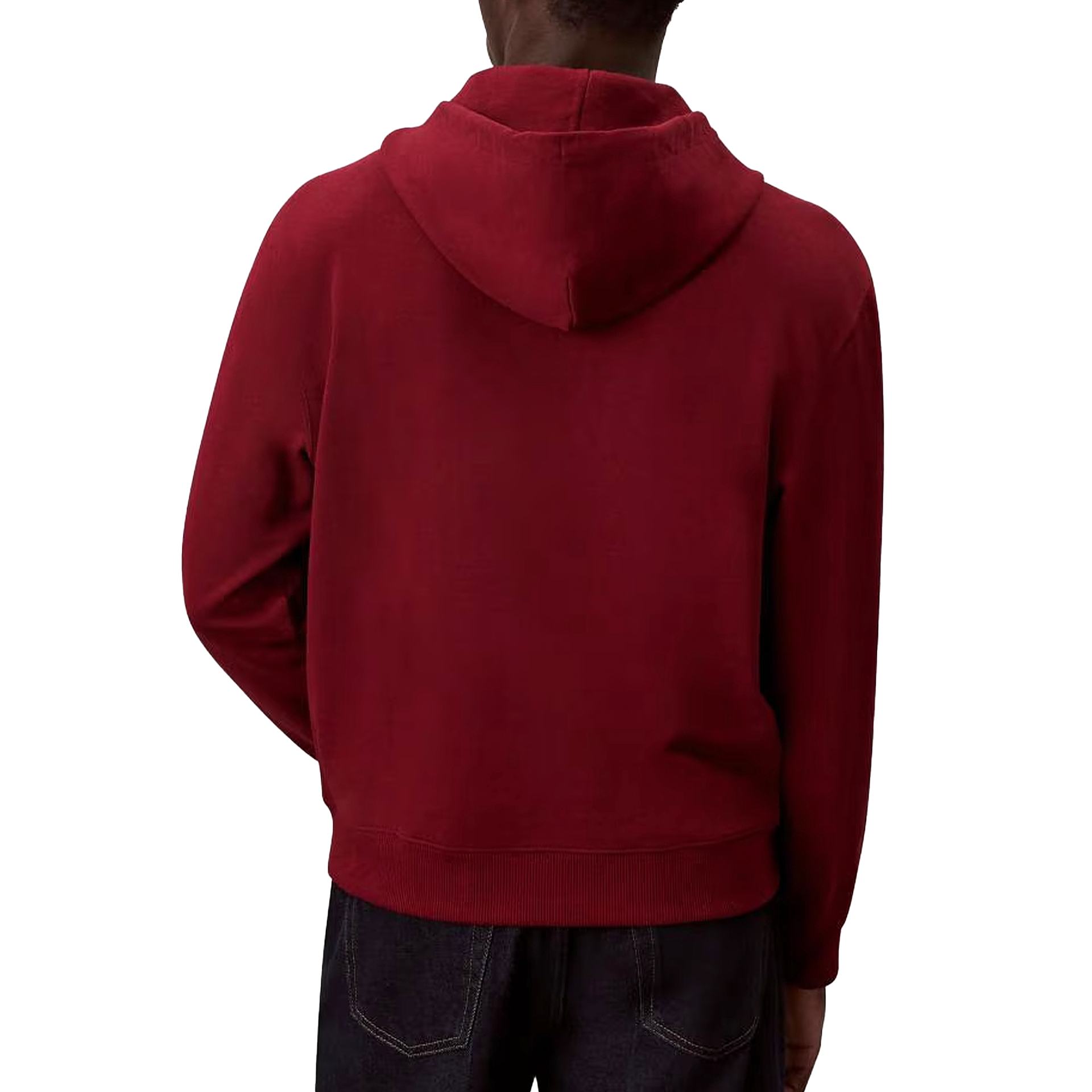 Calvin Klein Sweat Eu 350terry Micro Monologo Ho Red